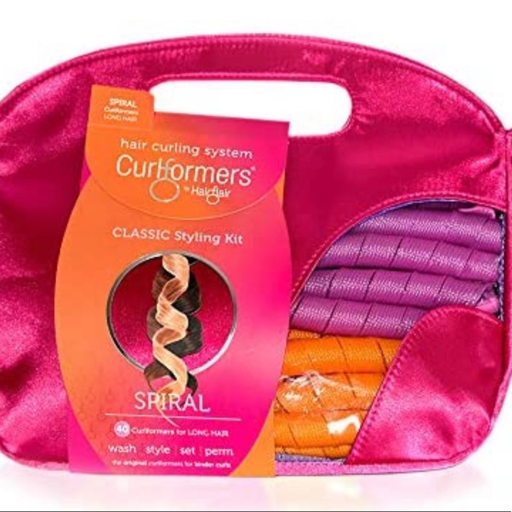 Curlformers Long Spiral Curls Styling Kit with 2 Styling Hooks